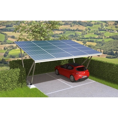 アノジスされた高 5kw アルミカーポートラック 太陽光駐車場