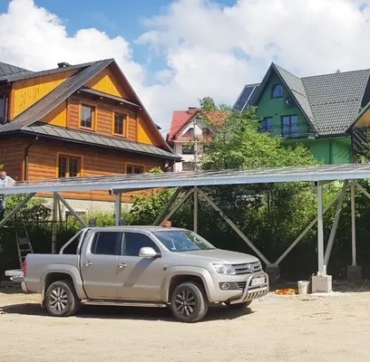 9kW ソーラーカーポート 簡単に設置できる アルウ 充電 25年 寿命 直接供給