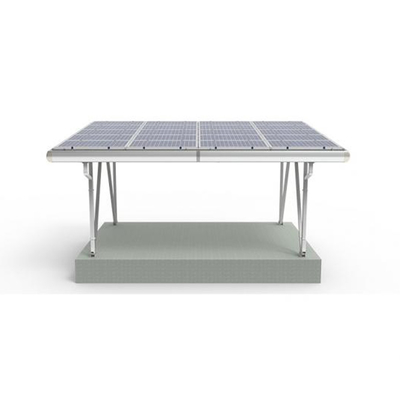 風力負荷60m/sのためのアルミソーラーカーポートマウントキット
