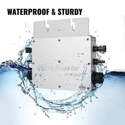 コンパクトデザイン 120V 230V PV 太陽光マイクロインバーターグリッド・タイシステム IP65 保護