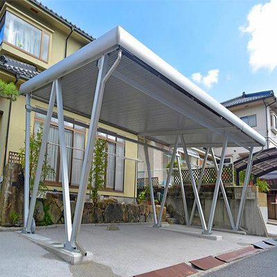 調節可能な傾き角 0~60度 陽光パネル用アノジスソーラーカーポート