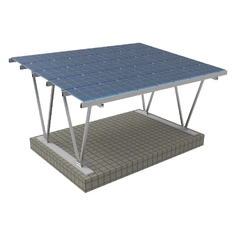 自然 9kw フルインストール 太陽電池ラック アルミニウム 家庭用 駐車場構造システム