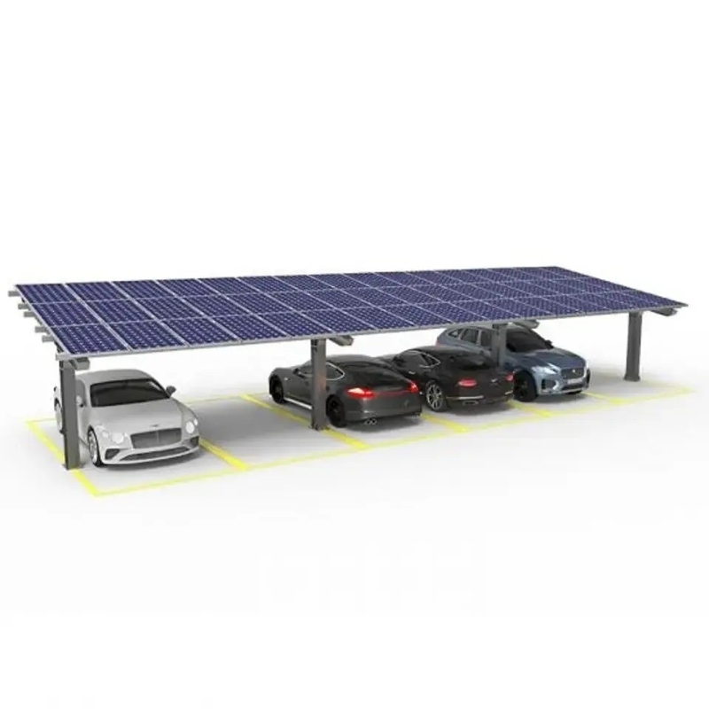 防水鋼構造 カーポート太陽光パネルと駐車場用の太陽光装置